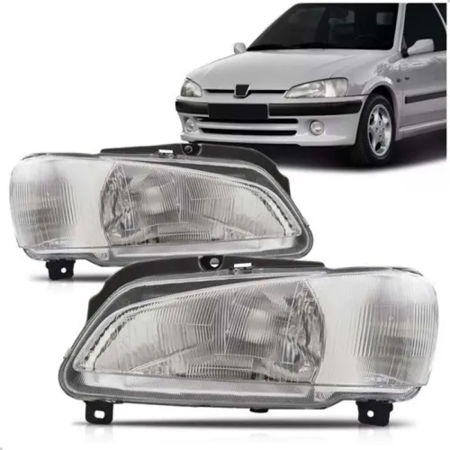 FAROL LADO DIREITO PEUGEOT 106 97 A 03 PISCA INTEGRADO TYC